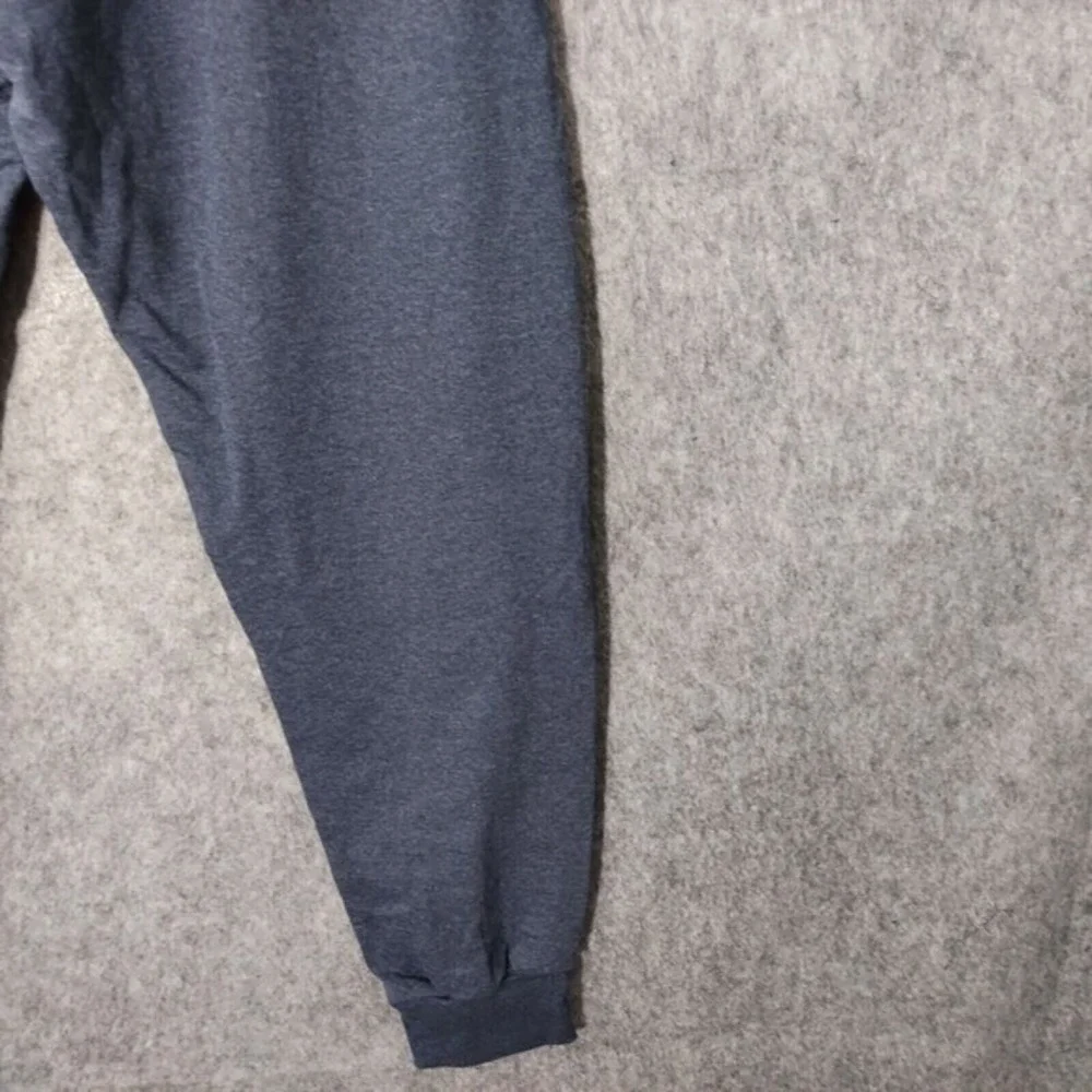 True‎ Religion Sweatpants Men L Blue Horseshoe Logo Streetwear Lounge Drawstring